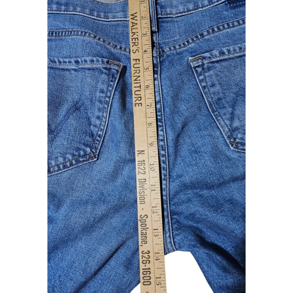 MOTHER Superior Denim Size 30 Blue "The Doozy Fray "Heads or Tails" USA Made - Picture 7 of 16